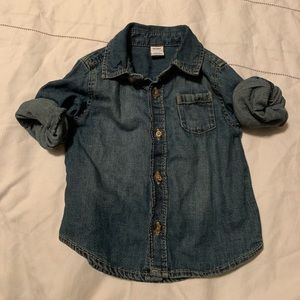 Denim baby shirt